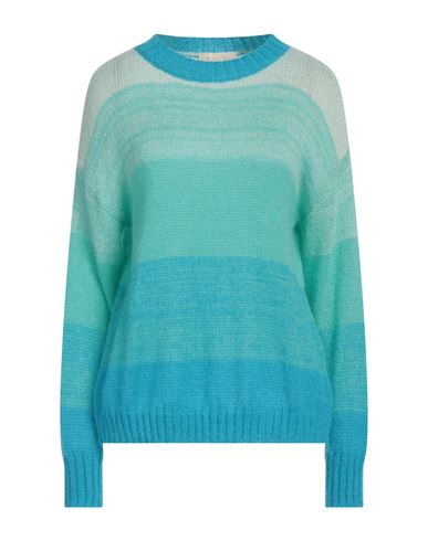 Kaos Jeans Woman Sweater Light Green Size M Acrylic, Polyamide, Mohair Wool In Green