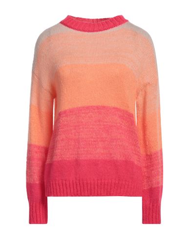 Kaos Jeans Woman Sweater Orange Size M Acrylic, Polyamide, Mohair Wool In Orange
