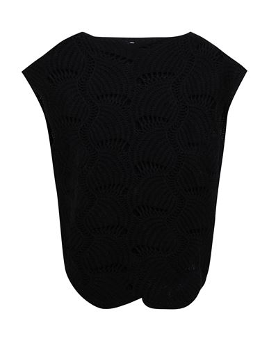 LANA D'ORO LANA D'ORO WOMAN SWEATER BLACK SIZE S CASHMERE 