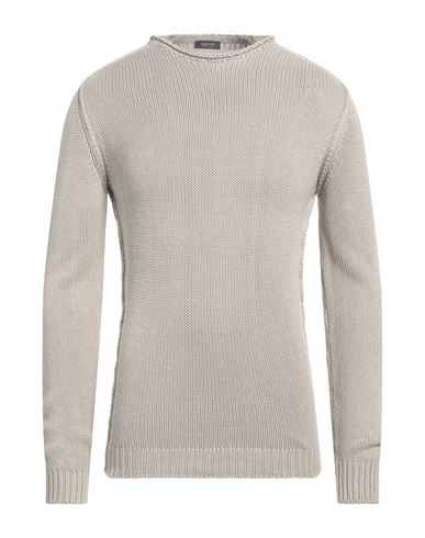 Rossopuro Man Sweater Beige Size 4 Cotton In Beige