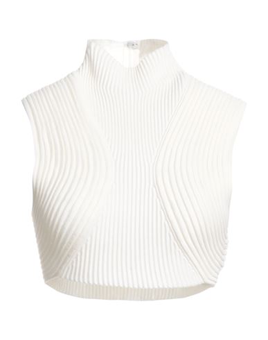 Chloé Woman Top Off White Size M Wool In Off White