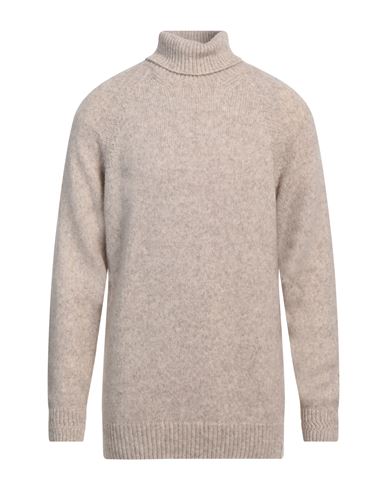 Brooksfield Man Turtleneck Grey Size 46 Wool, Polyamide In Grey