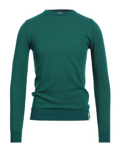 Brooksfield Man Sweater Green Size 42 Wool, Cotton, Polyamide