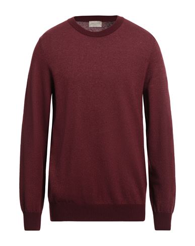 Brooksfield Man Sweater Brick Red Size 38 Virgin Wool In Red