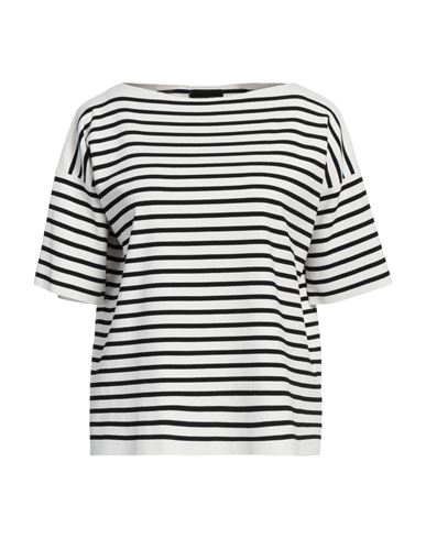 Roberto Collina Woman Sweater White Size L Viscose, Polyester In White