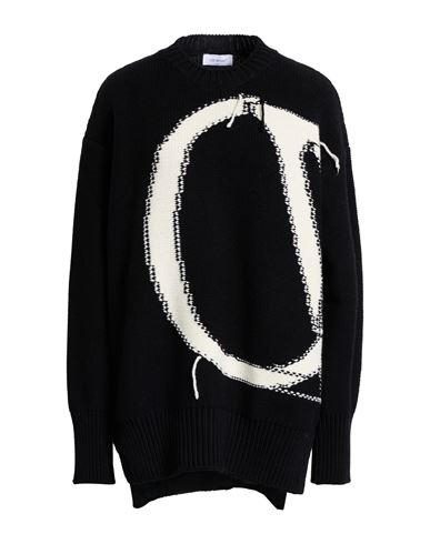 Off-white Woman Sweater Black Size 2 Wool