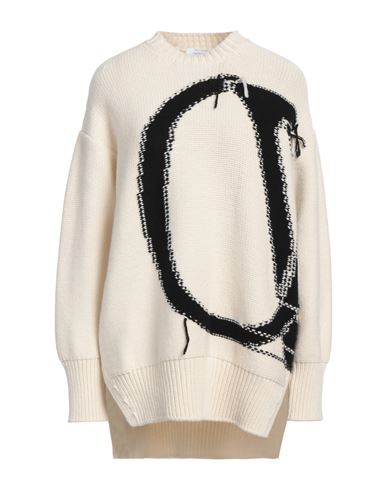 Off-white Woman Sweater Ivory Size 6 Wool