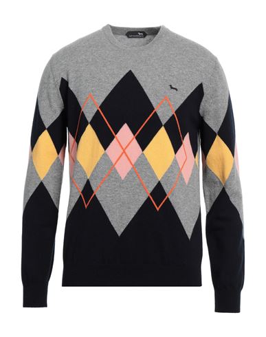 Harmont & Blaine Man Sweater Grey Size M Wool, Cashmere In Gray