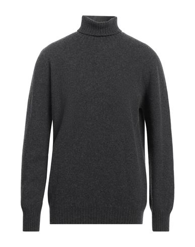 Altea Man Turtleneck Charcoal Size Xxl Virgin Wool, Cashmere In Grey