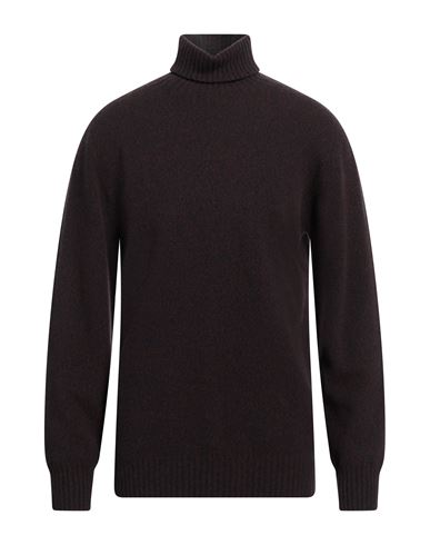 Altea Man Turtleneck Brown Size Xxl Virgin Wool, Cashmere In Brown