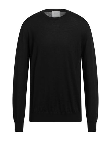 Vneck Man Sweater Black Size 44 Virgin Wool, Acrylic In Black