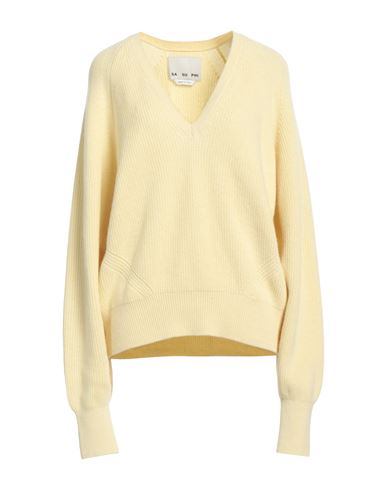 Sa Su Phi V-neck Chunky-knit Jumper In Yellow