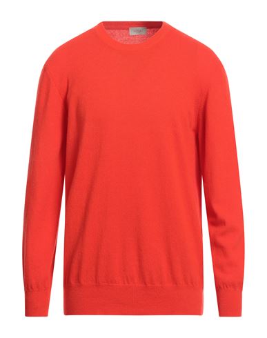 Altea Man Sweater Tomato Red Size Xxl Virgin Wool In Tomato Red