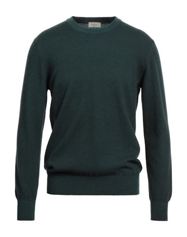 Altea Man Sweater Dark Green Size S Virgin Wool In Green