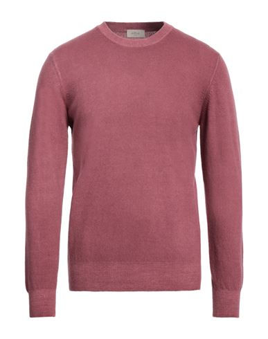 Altea Man Sweater Antique Rose Size L Virgin Wool In Pink