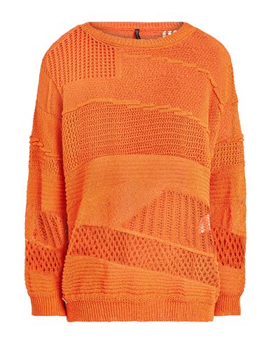 Manila Grace Woman Sweater Orange Size M Cotton, Polyester