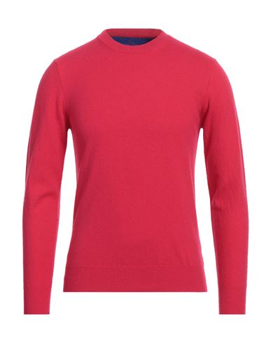 Altea Man Sweater Magenta Size L Virgin Wool In Magenta