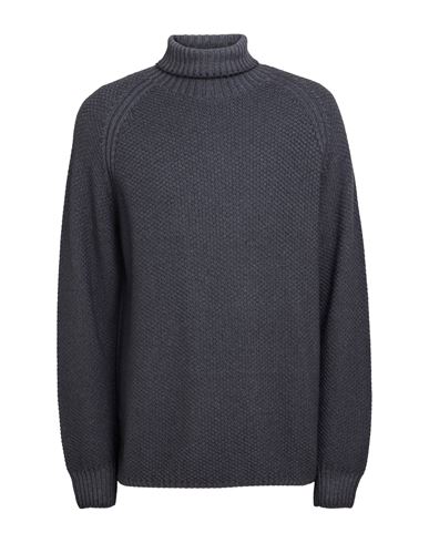 H953 Man Turtleneck Lead Size 46 Merino Wool In Grey