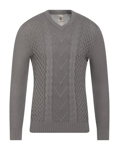 H953 Man Sweater Grey Size 44 Cotton In Gray