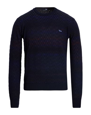 Harmont & Blaine Man Sweater Navy Size S Acrylic, Wool, Alpaca Wool In Blue