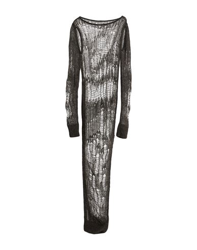 Rick Owens Woman Sweater Charcoal Size M Polyamide, Mohair Wool, Wool In Grey