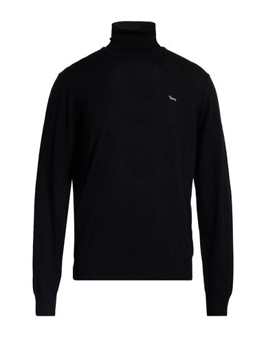 Harmont & Blaine Man Turtleneck Black Size Xl Wool