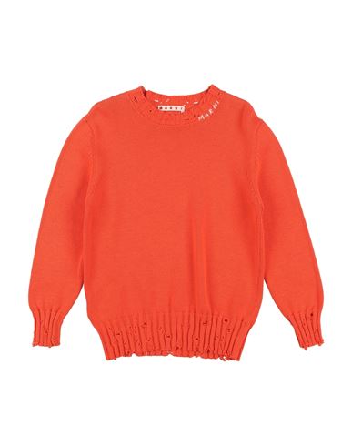 Marni Toddler Sweater Orange Size 6 Cotton In Orange