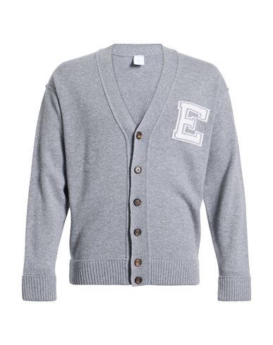 Eleventy Platinum Man Cardigan Grey Size M Wool In Gray