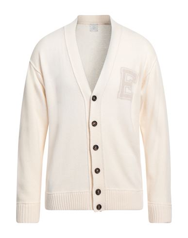 Eleventy Platinum Man Cardigan Cream Size M Wool