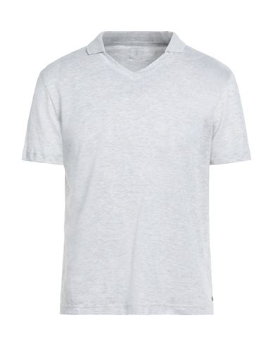 Eleventy Platinum Man Sweater Light Grey Size S Linen, Cotton In Gray