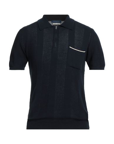 Poloshirt Herren Nachtblau L Herren