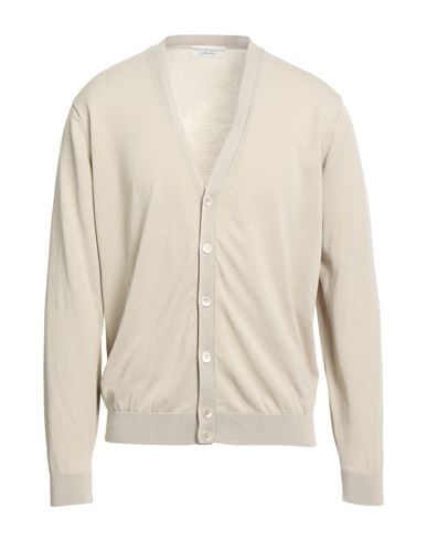 Filippo De Laurentiis Man Cardigan Beige Size 44 Cotton In Neutral