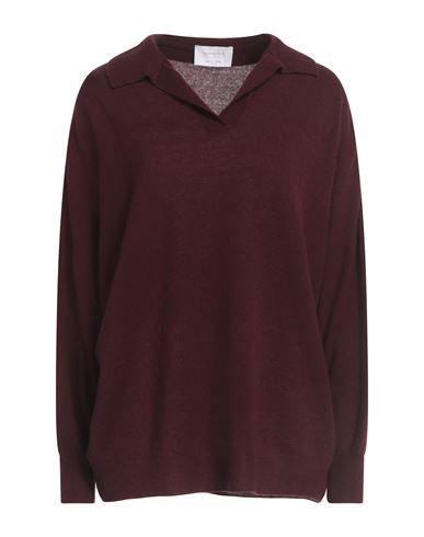 Daniele Fiesoli Woman Sweater Burgundy Size S Merino Wool, Cashmere