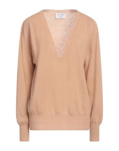 Daniele Fiesoli Collezione N_01 Woman Sweater Camel Size M Merino Wool, Cashmere