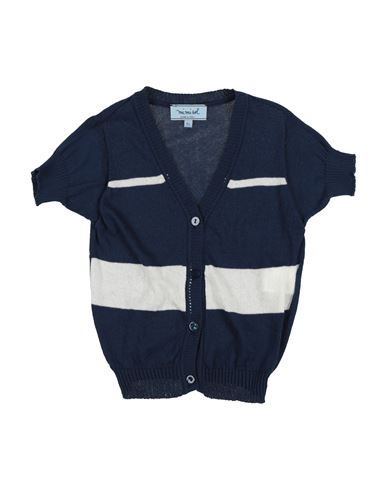 Mimisol Toddler Girl Cardigan Navy Size 6 Cotton In Navy