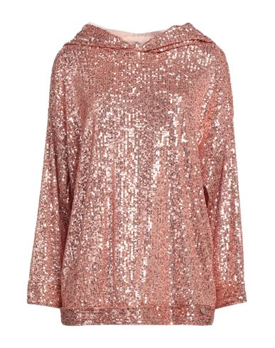Rebel Queen By Liu •jo Woman Sweatshirt Copper Size L Polyester, Elastane