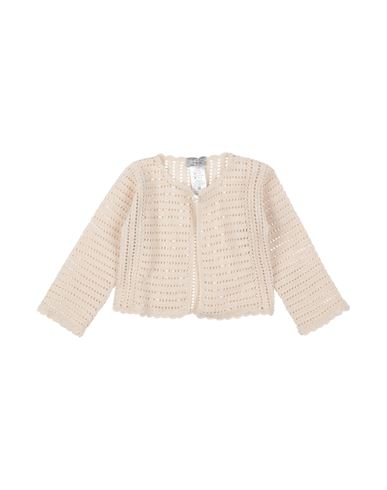 Il Gufo Toddler Girl Cardigan Beige Size 4 Cotton In Neutral