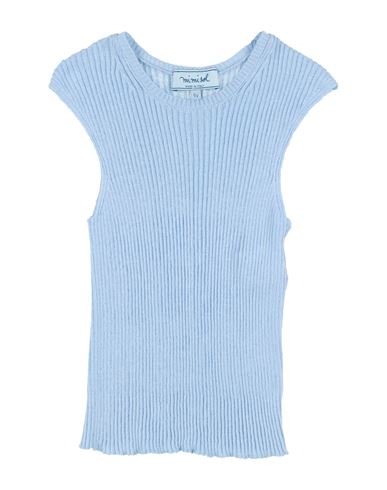 Mimisol Toddler Girl Sweater Sky Blue Size 6 Cotton In Blue