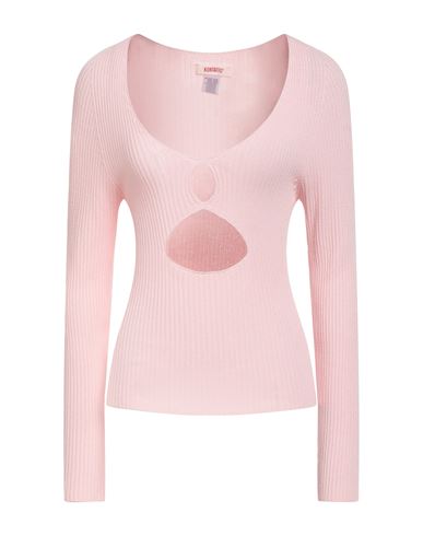 Kontatto Woman Sweater Pink Size Onesize Viscose, Pbt - Polybutylene Terephthalate In Pink
