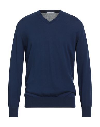Kangra Cashmere Kangra Man Sweater Navy Size 42 Cotton In Blue