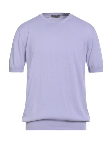 +39 Masq Man Sweater Lilac Size 44 Cotton In Purple