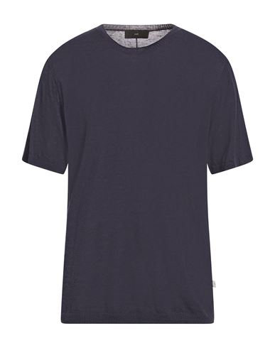 Liu •jo Man Man Sweater Midnight Blue Size 3xl Linen, Cotton In Blue