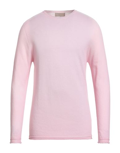 120% Lino Man Sweater Pink Size L Cashmere In Pink