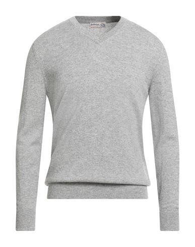 Ballantyne Of Peebles Man Sweater Light Grey Size 44 Cashmere In Gray