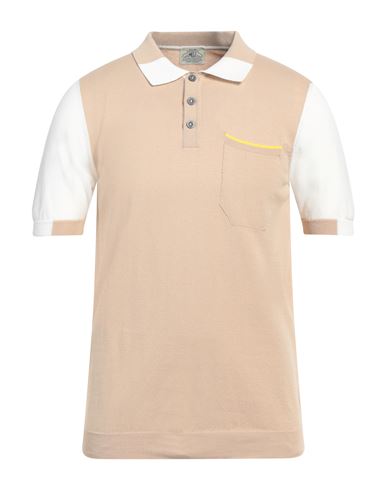 Mqj Man Sweater Beige Size 40 Cotton In Pink