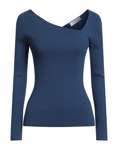 Gran Sasso Woman Sweater Slate Blue Size 10 Viscose, Polyester In Blue