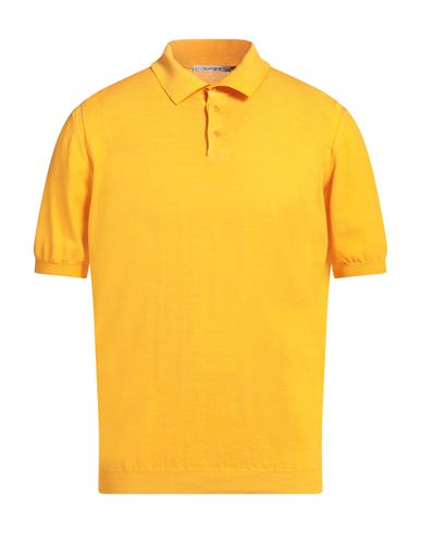 Kangra Cashmere Kangra Man Sweater Mandarin Size 44 Cotton In Mandarin