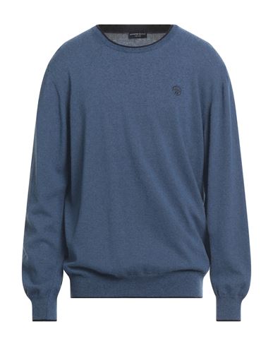 North Sails Man Sweater Slate Blue Size Xl Polyamide, Wool, Viscose, Cashmere