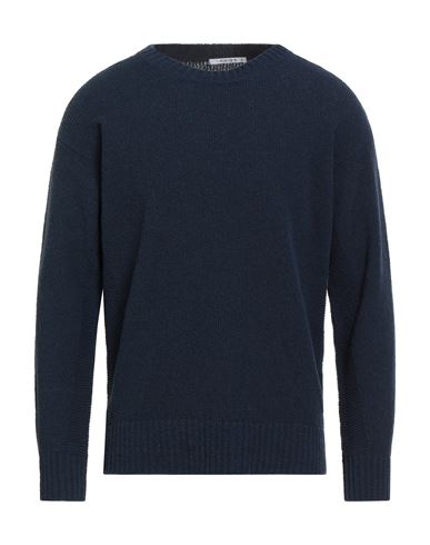 Kangra Cashmere Kangra Man Sweater Navy Size 42 Cotton, Polyester, Polyamide In Blue