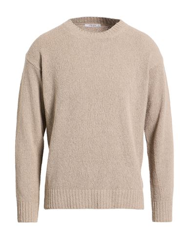 Kangra Cashmere Kangra Man Sweater Beige Size 46 Cotton, Polyester, Polyamide In Brown